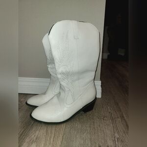 White Western Cowgirl Boots